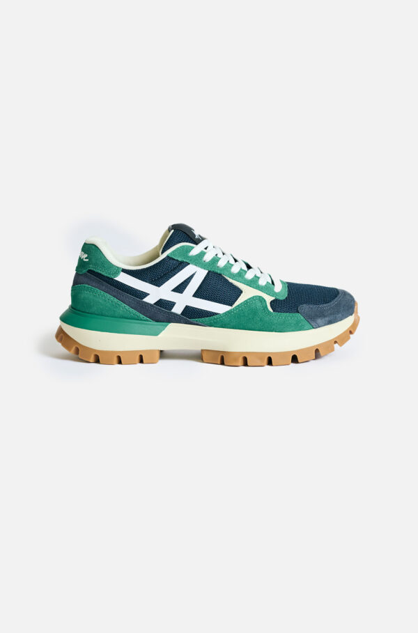 TENIS PRO RUNNER X APPROVE VERDE E AZUL