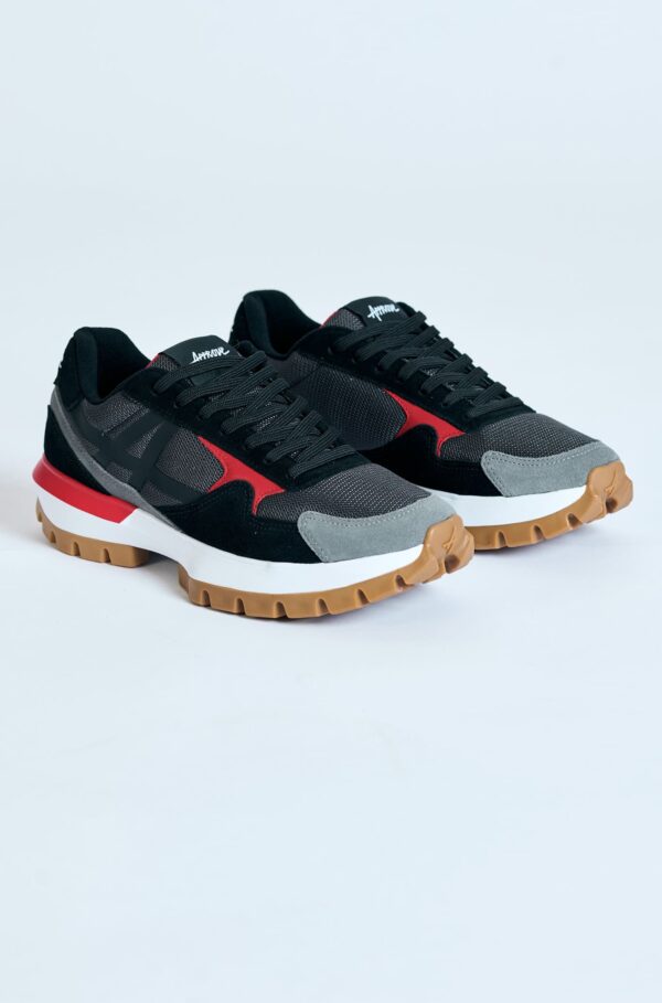TENIS PRO RUNNER X APPROVE PRETO E VERMELHO