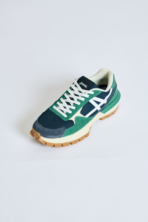 TENIS PRO RUNNER X APPROVE VERDE E AZUL