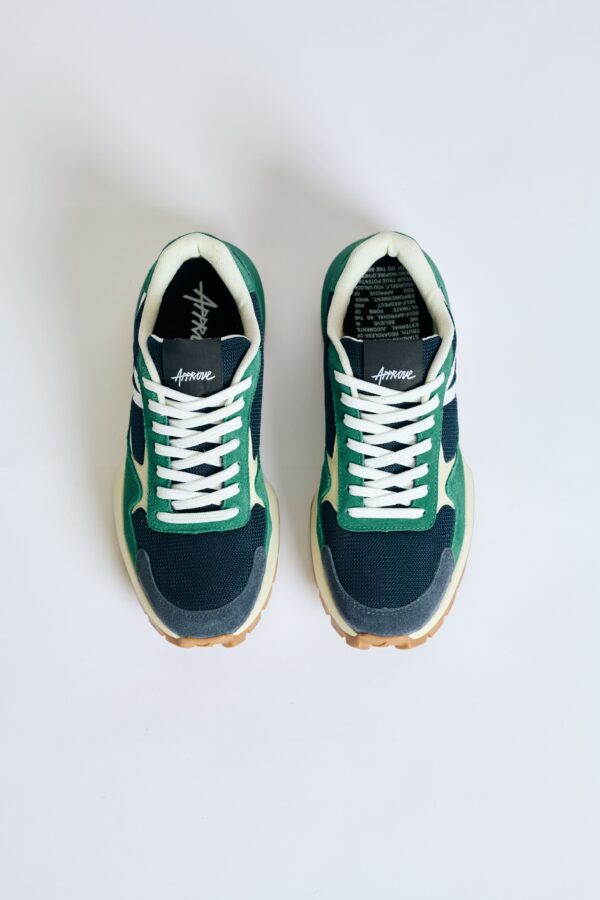 TENIS PRO RUNNER X APPROVE VERDE E AZUL