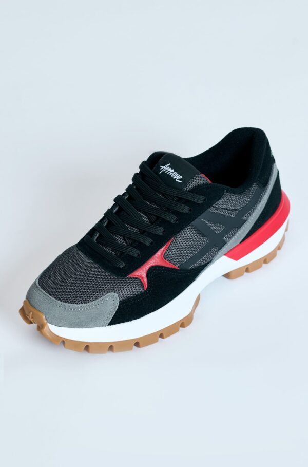 TENIS PRO RUNNER X APPROVE PRETO E VERMELHO