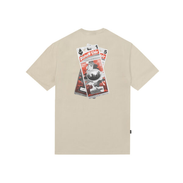 Air freshner T-shirt in Beige Back AIR FRESHNER T-SHIRT IN BEIGE