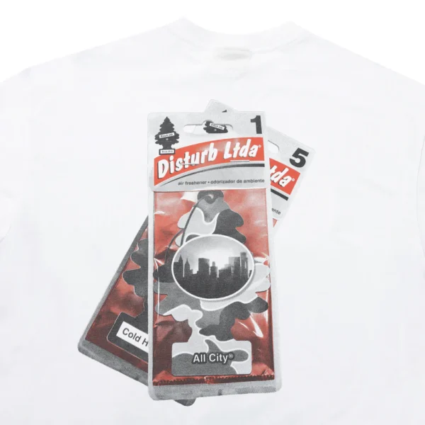 AIR FRESHNER T-SHIRT IN WHITE