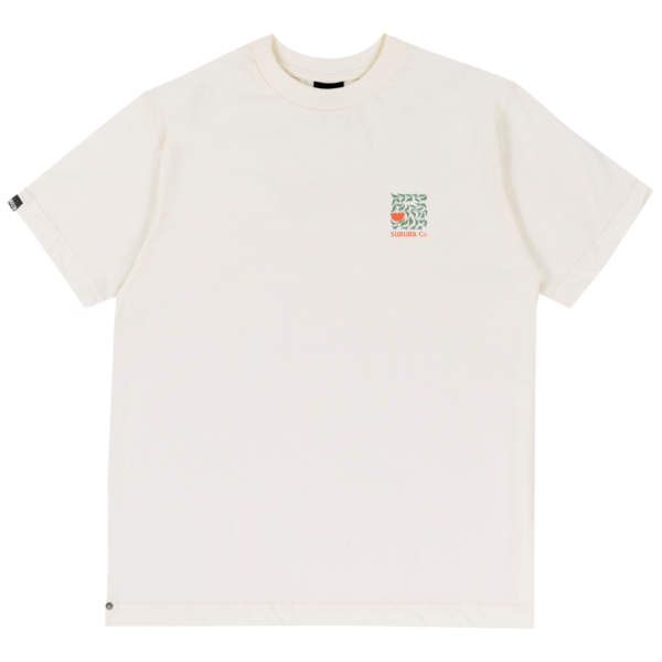 SUB S1 26 - 01020590 OFF FRENTE CAMISETA SUBURB FLOWERS OFF WHITE