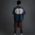 CAMISETA BOXY AQUARELA AZUL MARINHO