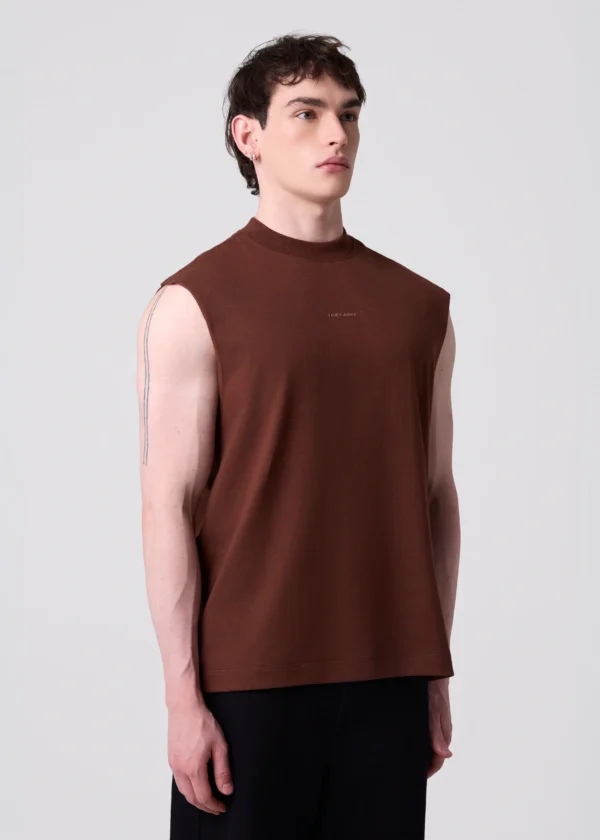 TANK TOP TURTLENECK SOLID