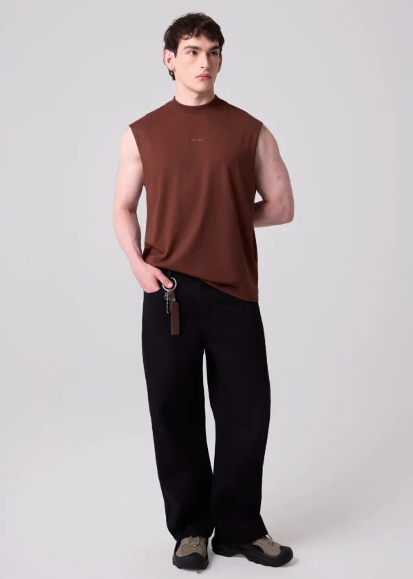 TANK TOP TURTLENECK SOLID