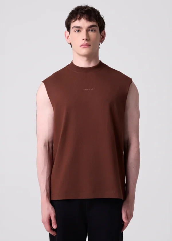 TANK TOP TURTLENECK SOLID