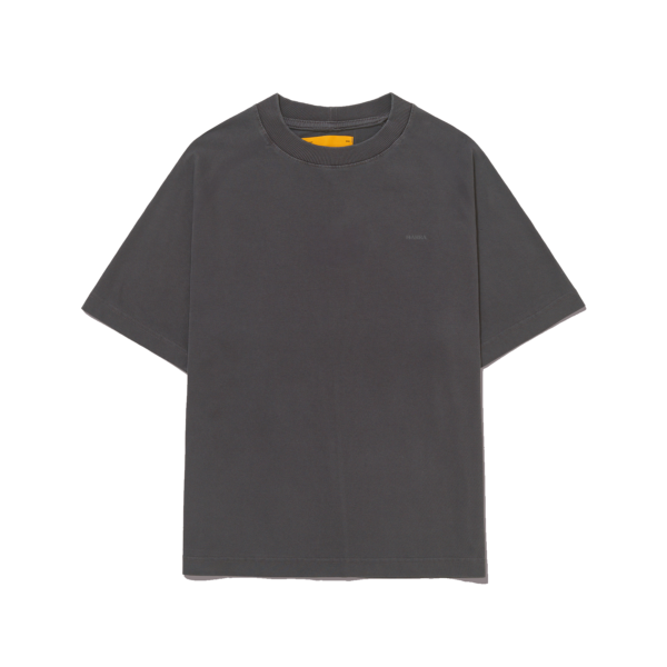 CAMISETA CLASSICA BARRA LOGO PRETA ESTONADA