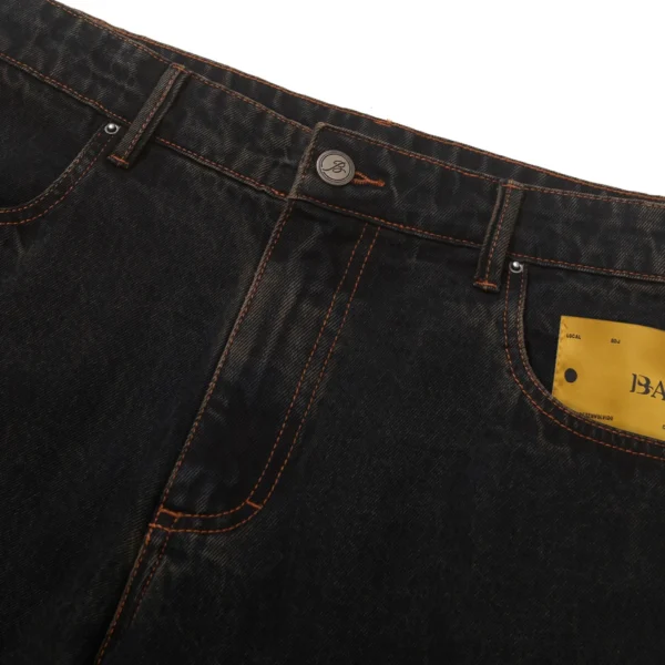CALÇA JEANS CLÁSSICA PRETA