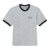 INTERLOCK TEE HEALTHER GREY