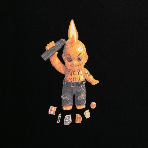 CANDLE BABY TEE BLACK