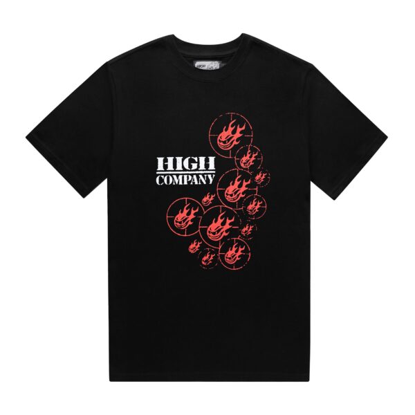REBEL FLAME TEE BLACK