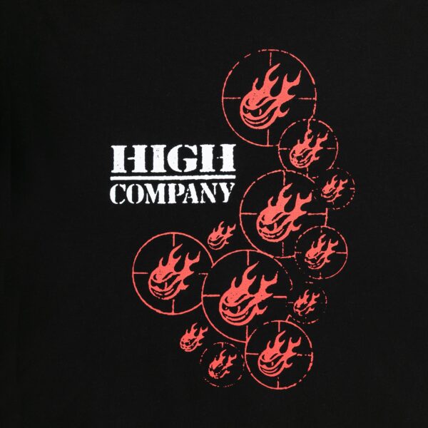 REBEL FLAME TEE BLACK