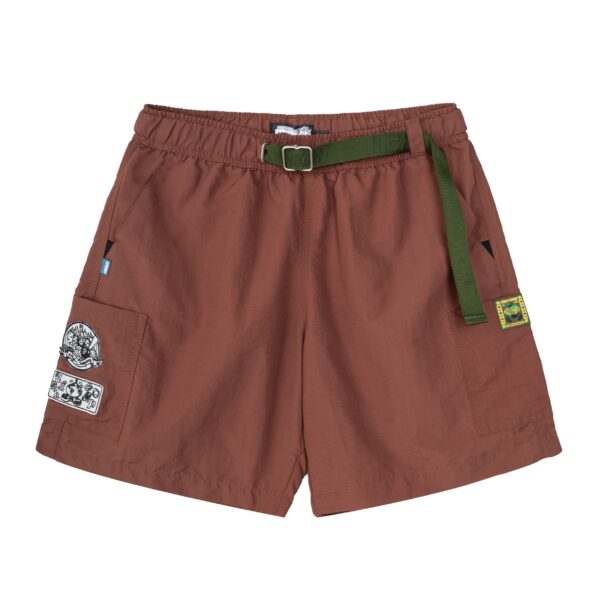 ORBIT SPORT SHORTS PATCHES BROWN
