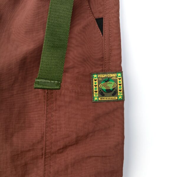ORBIT SPORT SHORTS PATCHES BROWN