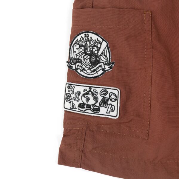 ORBIT SPORT SHORTS PATCHES BROWN
