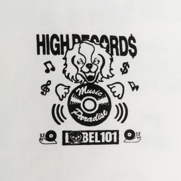 RECORDS TEE WHITE