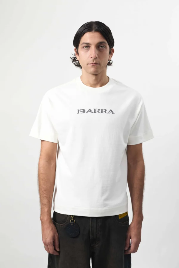 CAMISETA BARRA LOGO REMIX OFF WHITE