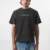 CAMISETA BARRA LOGO REMIX PRETA ESTONADA