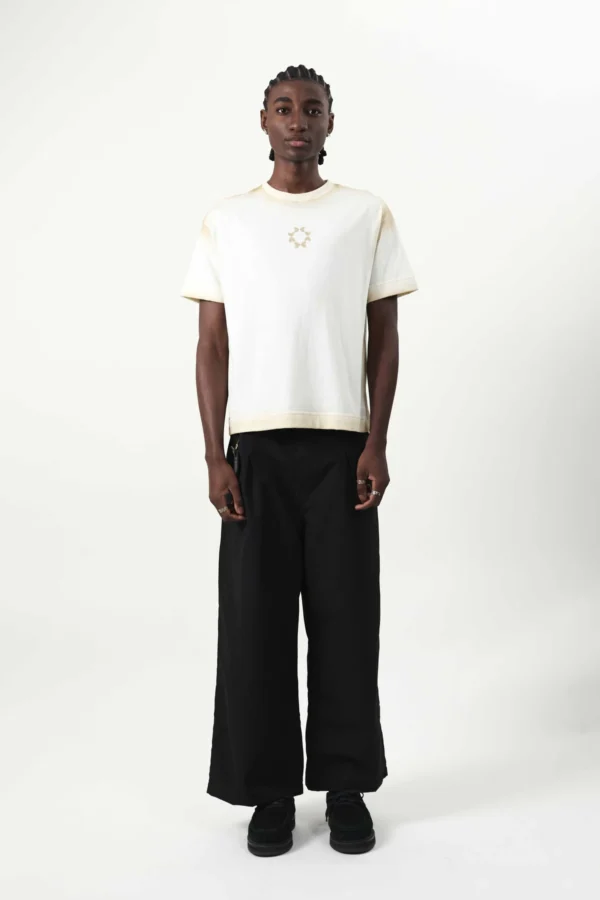 CAMISETA JATEADA OCTA OFF WHITE