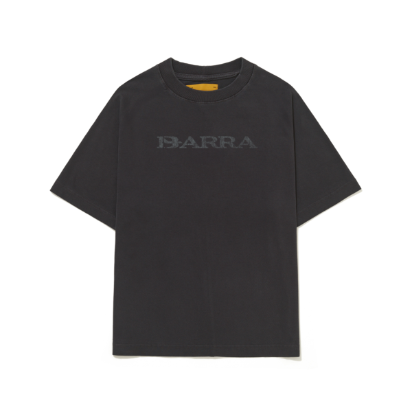 CAMISETA BARRA LOGO REMIX PRETA ESTONADA