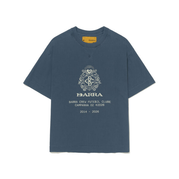 CAMISETA BRASAO AZUL ESTONADA