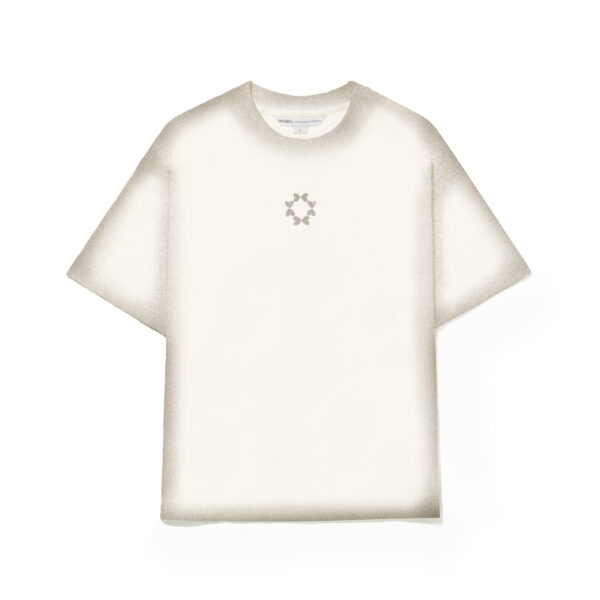 CAMISETA JATEADA “OCTA” OFF WHITE CAMISETA JATEADA OCTA OFF WHITE