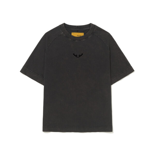 CAMISETA RAGLAN MARMORIZADA “B REFLEXO” PRETA CAMISETA RAGLAN MARMORIZADA B REFLEXO PRETA
