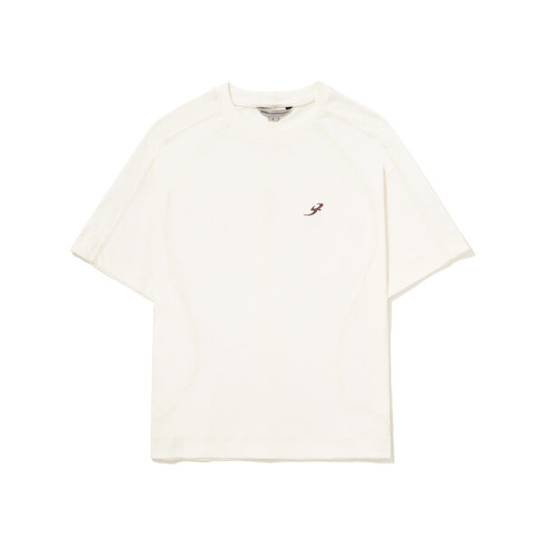 CAMISETA RECORTADA B GARÇA OFF WHITE CAMISETA RECORTADA B GARÇA OFF WHITE
