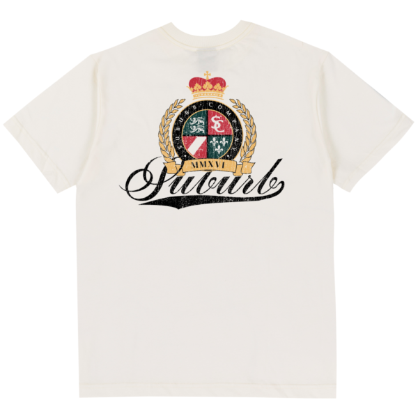 SUB S2 26 - 01020599 OFF COSTAS CAMISETA REGULAR BRASÃO OFF WHITE
