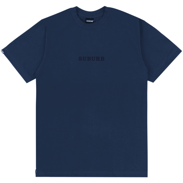 SUB S2 26 - 01020600 AZUL FRENTE CAMISETA REGULAR EMBROIDERY AZUL