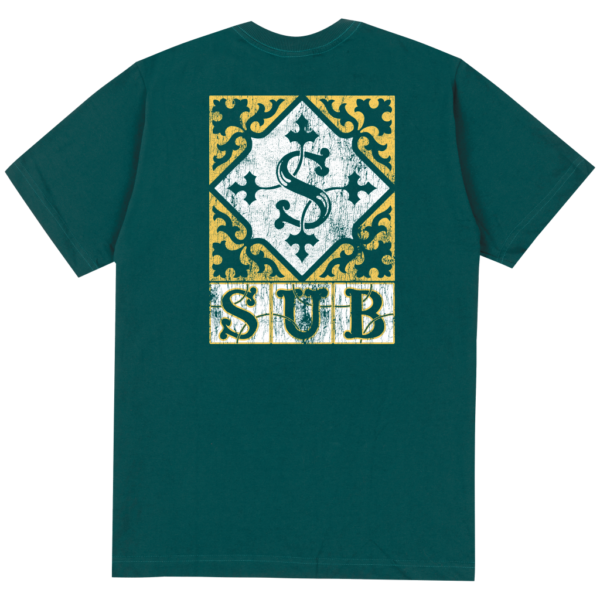 SUB S2 26 - 01020601 VERDE COSTAS CAMISETA REGULAR TILES VERDE