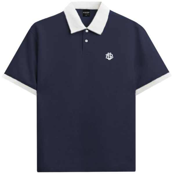 SUB S2 26 - 03015504 AZUL FRENTE REGULAR POLO DUO AZUL MARINHO