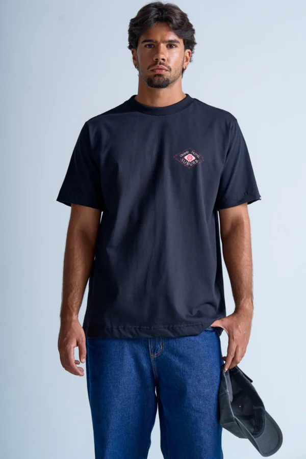 CAMISETA REGULAR GRAND HOTEL PRETO