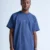 CAMISETA REGULAR EMBROIDERY AZUL