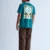 CAMISETA REGULAR TILES VERDE