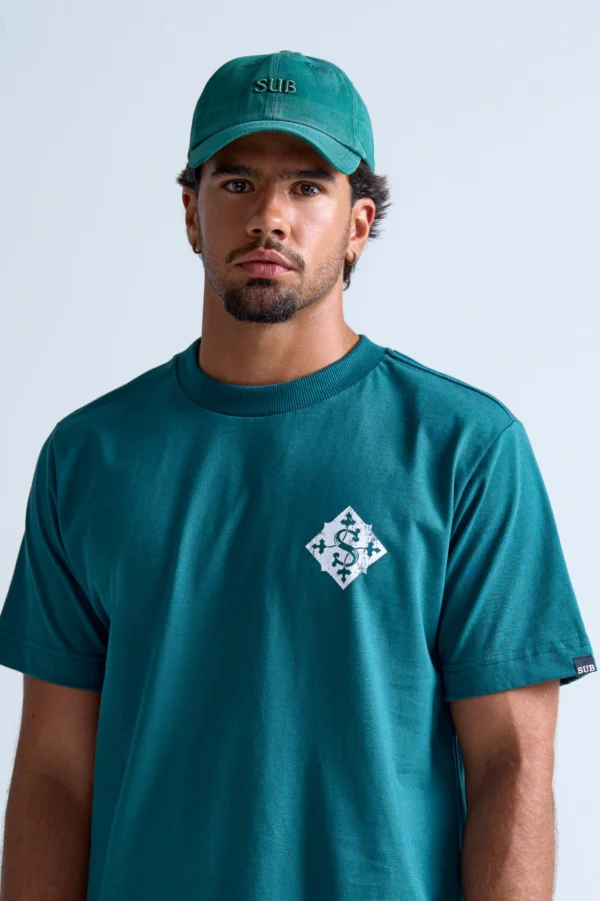 CAMISETA REGULAR TILES VERDE