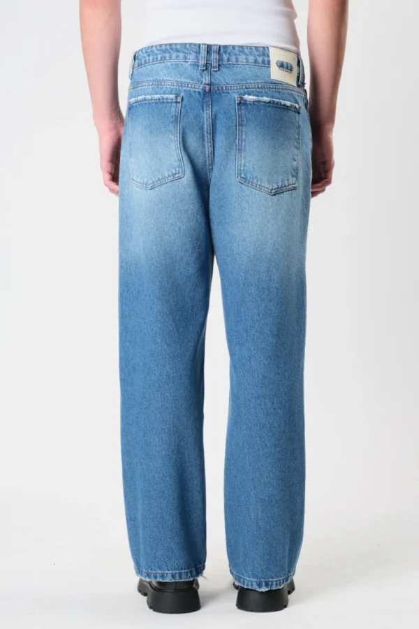 REGULAR DENIM PANTS SOLID