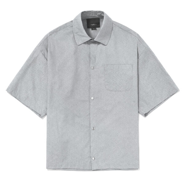 CAMISA-FLANNEL-METAL-FORCE-CINZA-F CAMISA DE BOTÃO "METAL FORCE" CINZA