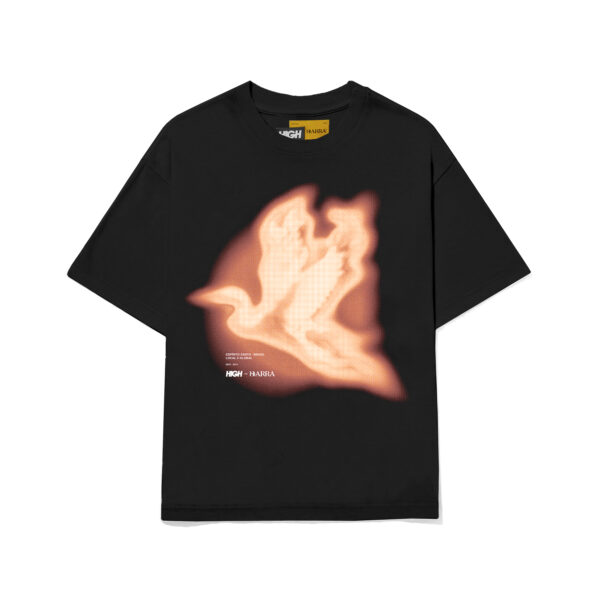 CAMISETA AHLMA ESPECTRO REMIX PRETA