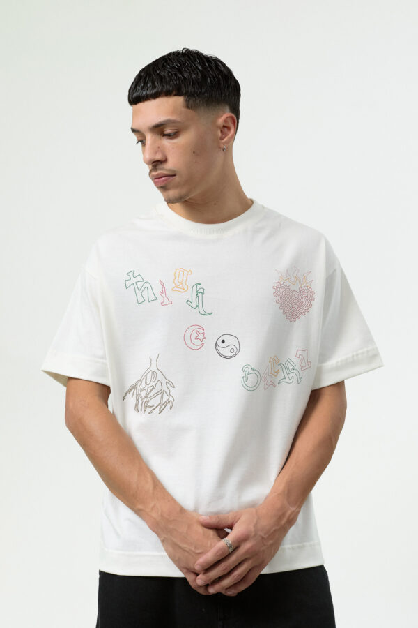 CAMISETA ICONOGRAFIA OFF WHITE