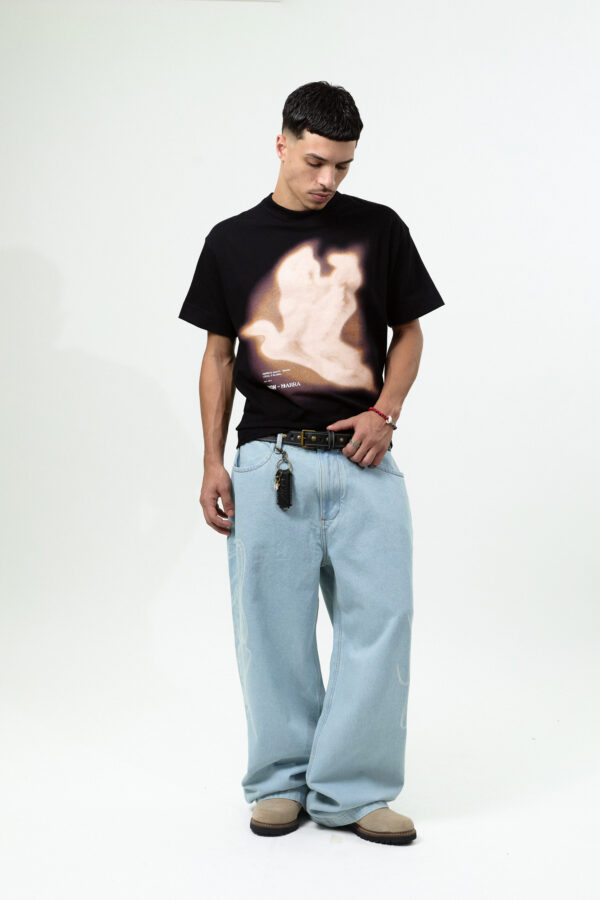 CAMISETA AHLMA ESPECTRO REMIX PRETA