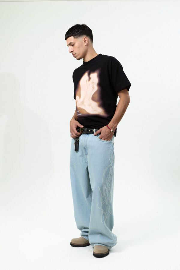 CAMISETA AHLMA ESPECTRO REMIX PRETA