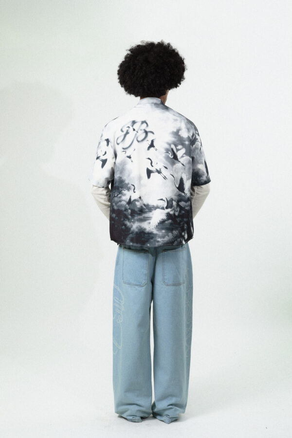 CAMISA DE BOTAO REVOADA