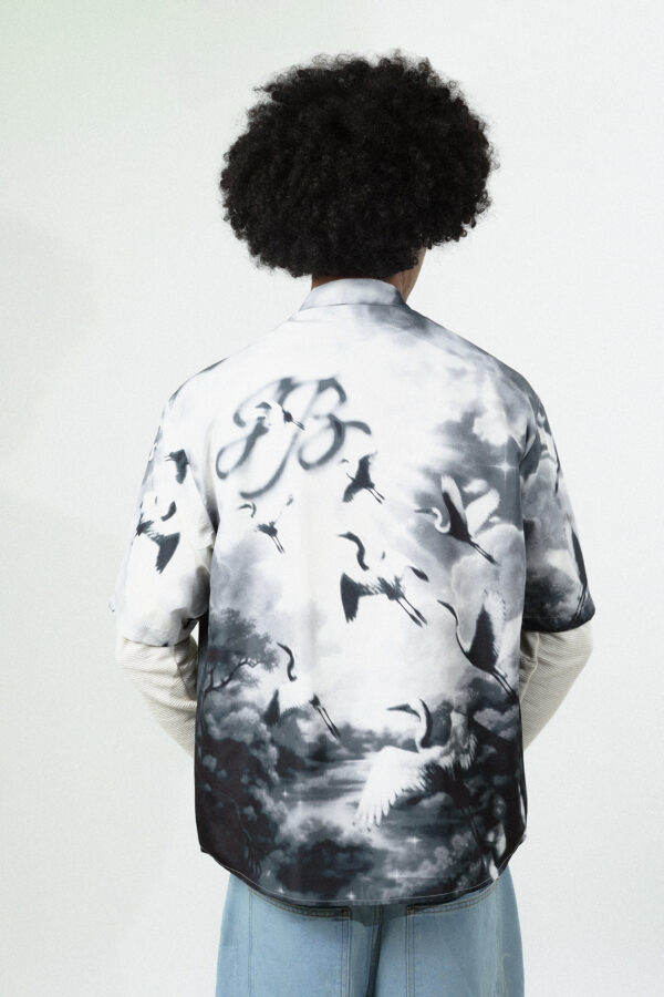 CAMISA DE BOTAO REVOADA