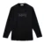 CN079.01_Interlock_Crewneck_Black_1 INTERLOCK CREWNECK BLACK
