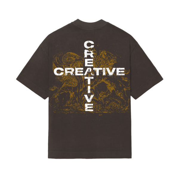 CREATIVE_MARROM_C CAMISETA REGULAR CREATIVE MARROM