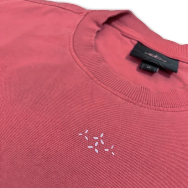 DETALHE_ELOPOINT_VERMELHO_FRENTE CAMISETA OVER ELOPOINT VERMELHO